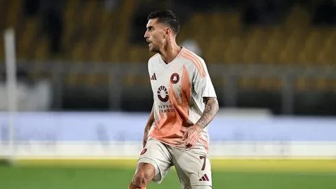 Com desempenho abaixo do esperado e um salário elevado, Lorenzo Pellegrini se tornou peça de negociação da Roma, que tenta oferecê-lo à Juventus por Weston McKennie. (Photo by Francesco Pecoraro/Getty Images)