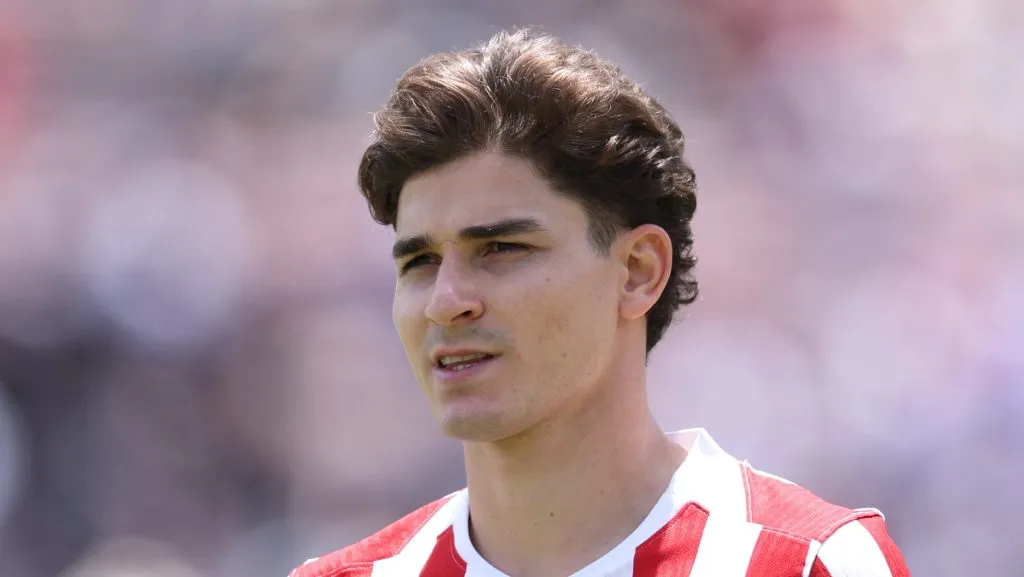 Julián Alvarez, atacante do Atlético Madrid. (Photo by Stu Forster/Getty Images)