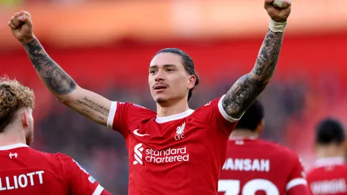 Liverpool informa Milan e Juventus preço para vender Darwin Núñez. (Photo by Justin Setterfield/Getty Images)