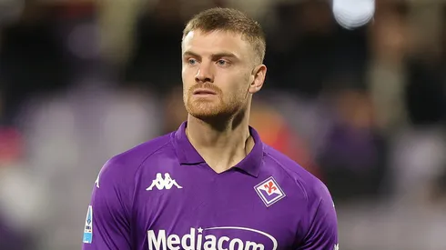 Lucas Beltrán em jogo da Fiorentina (Foto: Gabriele Maltinti/Getty Images)