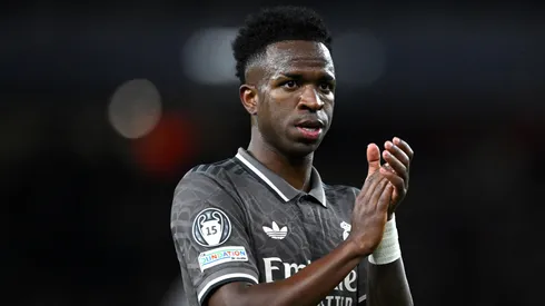 Vinicius Junior durante jogo do Real Madrid (Foto: Justin Setterfield/Getty Images)