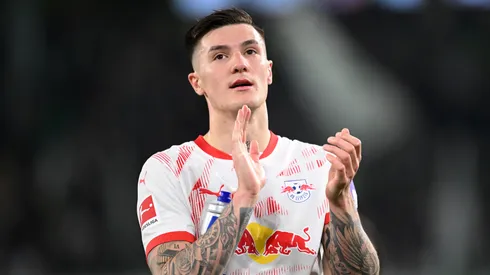 Šeško é alvo de corrida entre Newcastle e United, com os Magpies definindo prazo e os Red Devils subindo valor da proposta – Foto: Getty