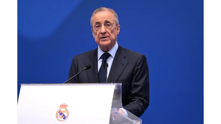 Florentino Pérez é o presidente do Real Madrid. (Photo by David Ramos/Getty Images)