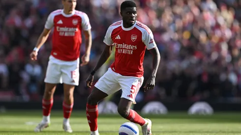 Partey em ação pelo Arsenal (Photo by Mike Hewitt/Getty Images)