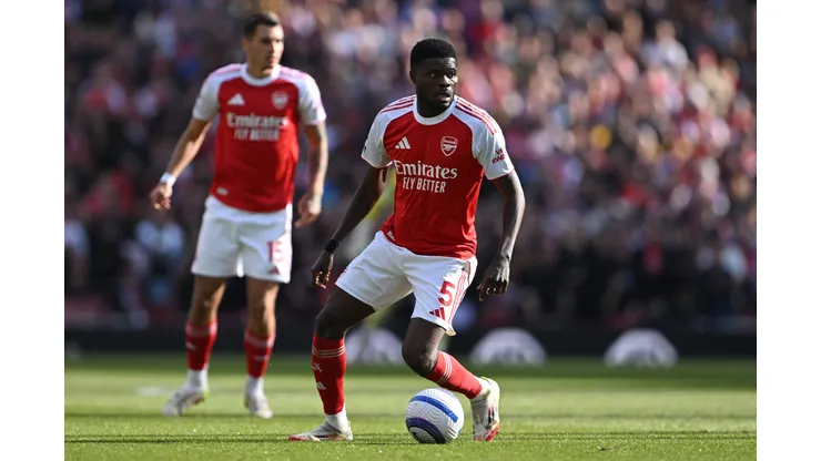 Partey em ação pelo Arsenal (Photo by Mike Hewitt/Getty Images)