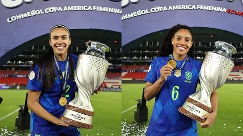 Real Madrid parabeniza brasileiras da equipe campeã da Copa América Feminina (Reprodução/Lívia Villas Boas/CBF)