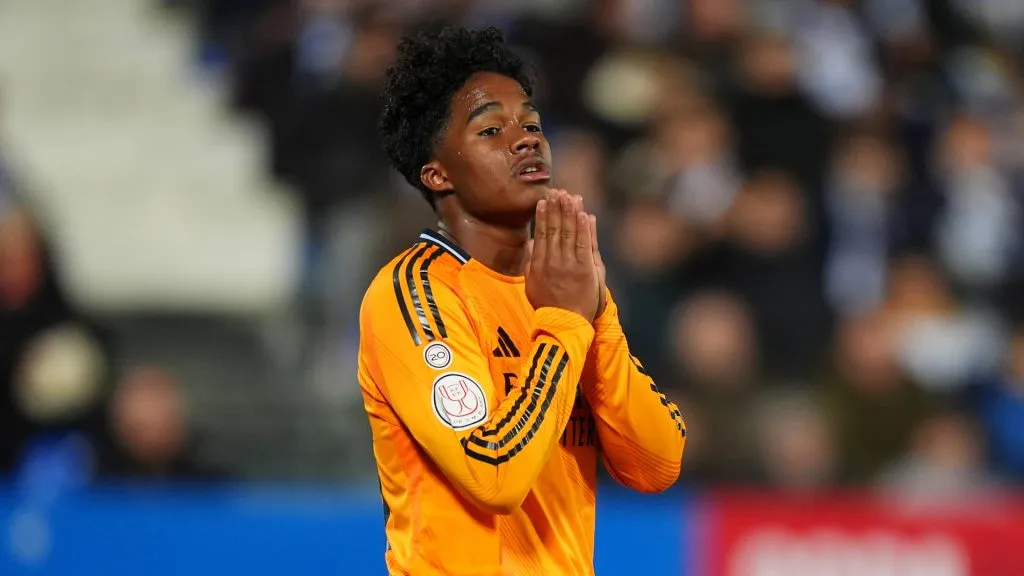 Endrick teve lesão grave e preocupa o Real Madrid – Foto: Angel Martinez/Getty Images