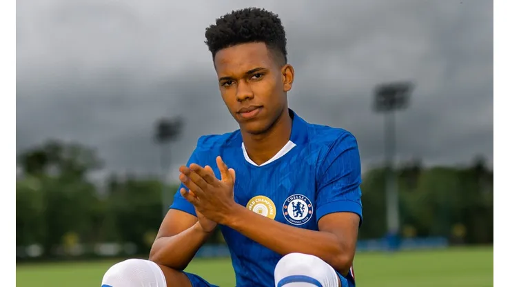 Estêvão é o novo reforço do Chelsea - Foto: Chelsea/redes sociais