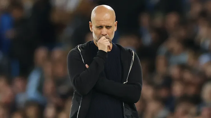 Técnico Pep Guardiola, do Manchester City (Foto Carl RecineGetty Images)