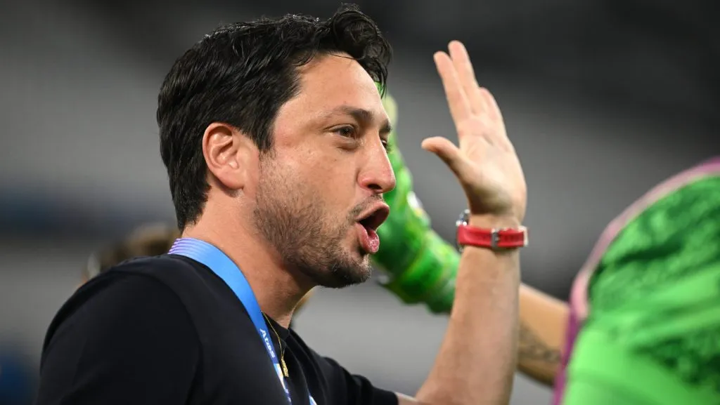 Arthur Elias, técnico da seleção brasileira feminina. Foto: Clive Mason/Getty Images
