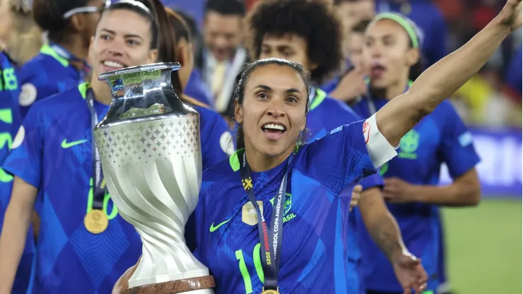 Marta pela Seleção Brasileira (Photo by Franklin Jacome/Getty Images)
