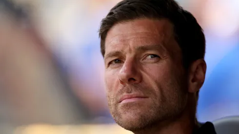 Xabi Alonso, treinador do Real Madrid, que se impressionou com desempenho de jovens durante o treino do profissional. (Photo by Dan Mullan/Getty Images)