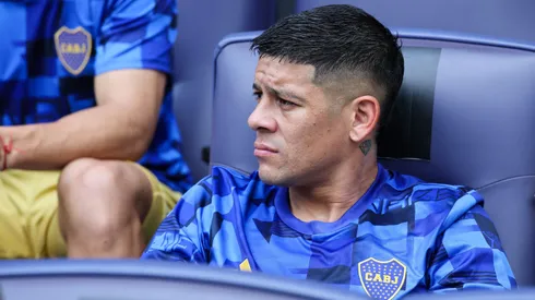 Marcos Rojo em jogo do Boca Juniors. Foto: Alex Grimm
