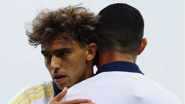 Após o jogo contra o Rio Ave, Cristiano Ronaldo comentou sobre a recente transferência de João Félix para o futebol saudita. (Foto: Twitter/Al-Nassr)