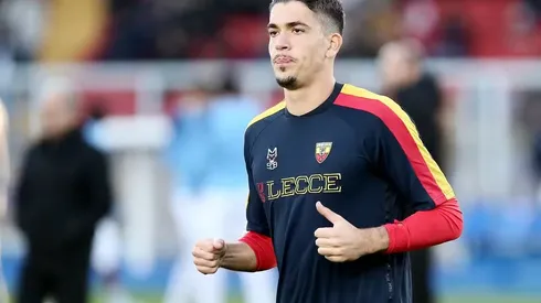 Joan González, cria do Barcelona e agora ex-jogador do Lecce. Foto: Donato Fasano/Getty Images