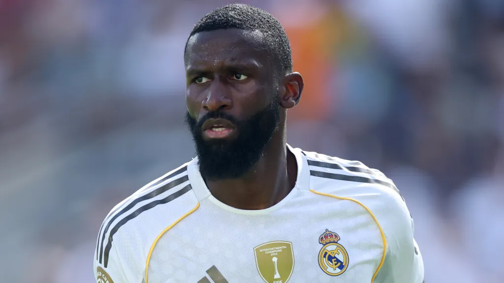 Antonio Rüdiger durante jogo do Real Madrid no Mundial de Clubes (Foto: Alex Grimm/Getty Images)