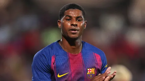 Rashford perde gol incrível em Barcelona x Como no Joan Gamper; veja; Foto: Alex Caparros/Getty Images