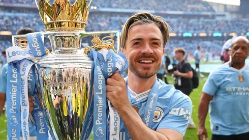 Grealish diz sim e Manchester City deve emprestá-lo ao Everton. (Photo by Michael Regan/Getty Images)