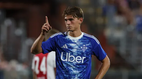 Nico Paz, ex- Real Madrid, está na mira do Atlético de Madrid. Foto: Claudio Villa/Getty Images