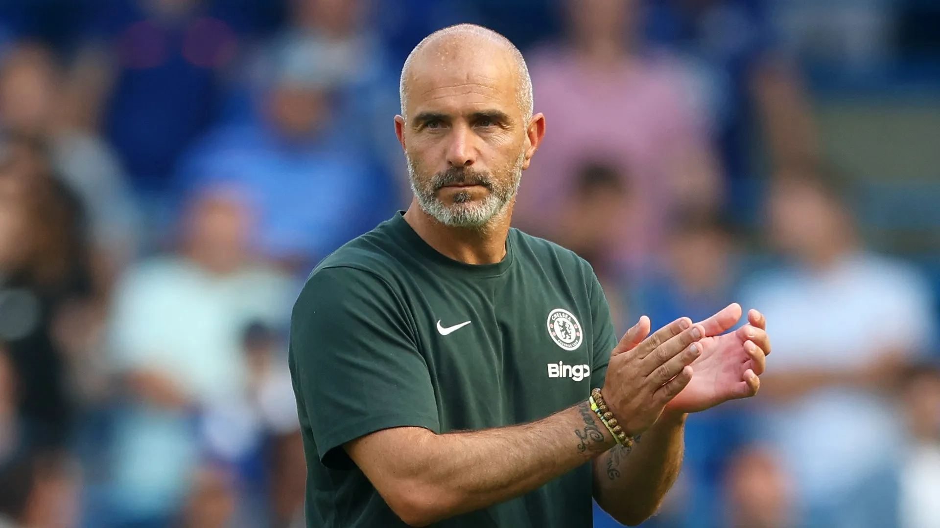Enzo Maresca é o técnico do Chelsea. (Foto: Richard Pelham/Getty Images)