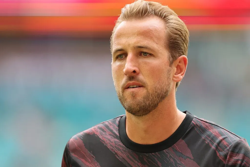 Harry Kane fala sobre Lennart Karl. (Photo by Michael Reaves/Getty Images)