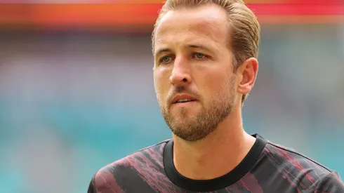 Harry Kane fala sobre Lennart Karl. (Photo by Michael Reaves/Getty Images)