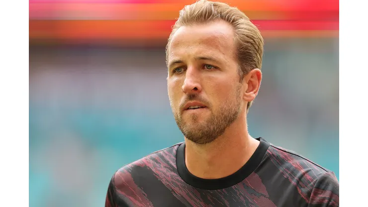 Harry Kane fala sobre Lennart Karl. (Photo by Michael Reaves/Getty Images)