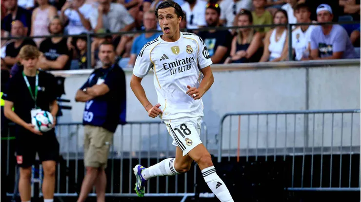Álvaro Carreras em estreia pelo Real Madrid. Foto: Jan Hetfleisch