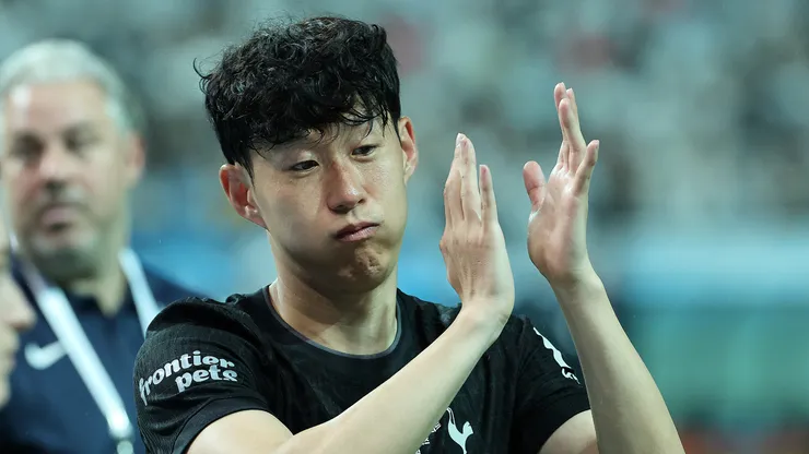 Son Heung-min após jogo do Tottenham (Foto: Han Myung-Gu/Getty Images)