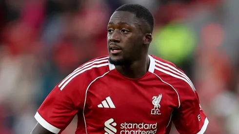 Konaté, jogador do Liverpool, e alvo do Real Madrid. (Foto: Carl Recine/Getty Images)
