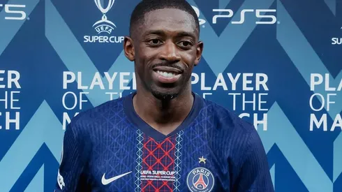 Após uma atuação decisiva contra o Tottenham, Ousmane Dembélé se firmou como um dos favoritos à Bola de Ouro. (Divulgação /Twitter)