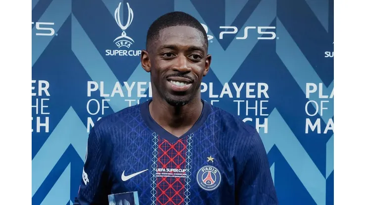 Após uma atuação decisiva contra o Tottenham, Ousmane Dembélé se firmou como um dos favoritos à Bola de Ouro. (Divulgação /Twitter)
