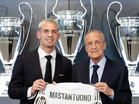Apresentado aos 18, Mastantuono realiza sonho no Real Madrid e ganha recepção de Echeverri