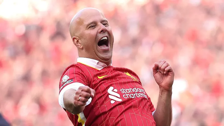 Técnico do Liverpool, Arne Slot. Foto: Carl Recine/Getty Images