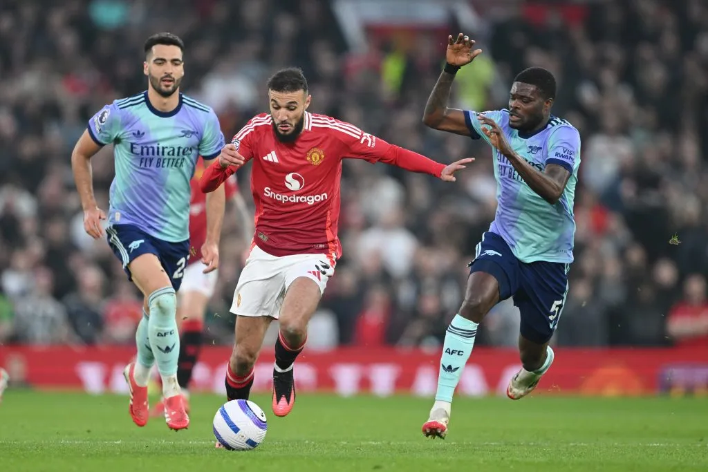 Última partida entre Manchester United e Arsenal pela Premier League. Foto: Michael Regan/Getty Images)