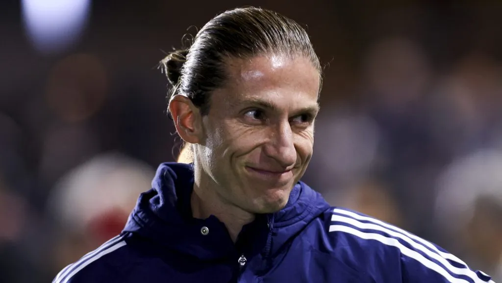 Filipe Luis como treinador do Flamengo