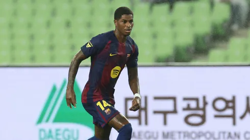 Marcus Rashford é o principal reforço do Barcelona para a temporada. Foto: Han Myung-Gu/Getty Images