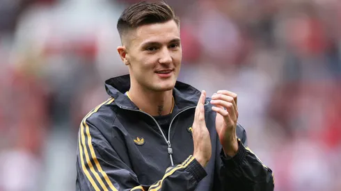 Benjamin Sesko, nova contratação do Manhester United. (Foto: Matt McNulty/Getty Images)