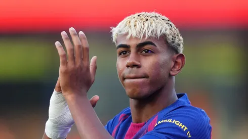 Após herdar a camisa 10 e brilhar no jogo contra o Mallorca, o jovem talento demonstra que quer se consolidar como a grande referência do clube e, quem sabe, do futebol mundial. Foto: Alex Caparros/Getty Images