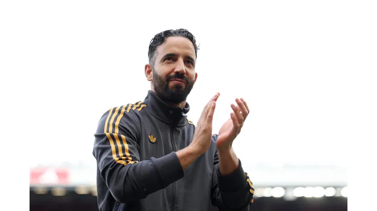 Ruben Amorim, técnico do Manchester United. (Photo by Matt McNulty/Getty Images)