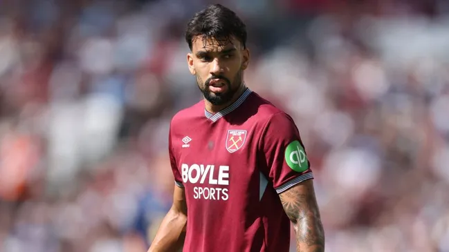 Lucas Paquetá atuando pelo West Ham