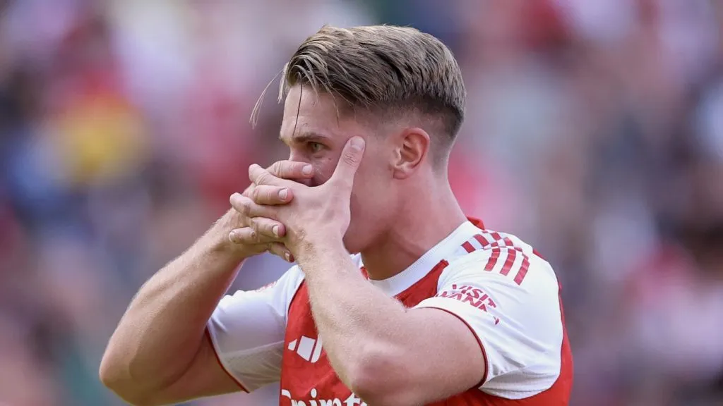 Gyökeres em estreia pelo Arsenal. Foto: Alex Pantling/Getty Images