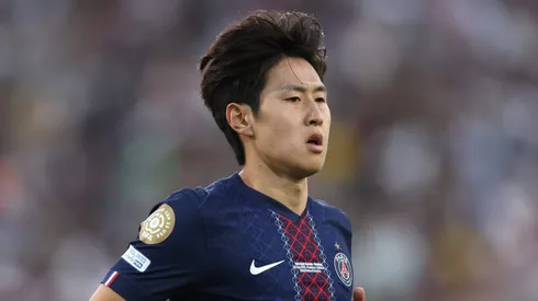 Lee Kang-in, jogador do PSG. Jogador está na mira do Milan. Foto: Stu Forster/Getty Images