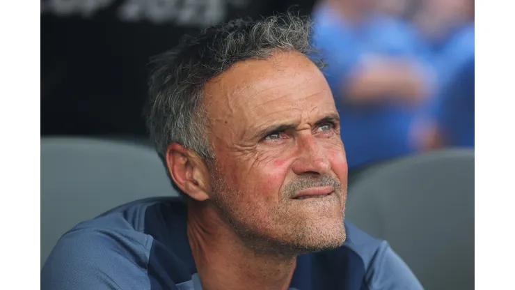 Luis Enrique, técnico do PSG. (Photo by Alex Grimm/Getty Images)