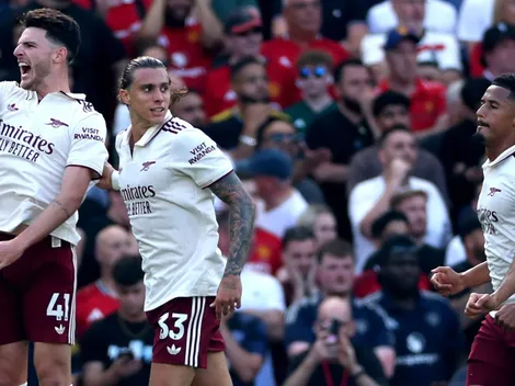 Arsenal supera o Manchester United, mesmo com rivais sendo superiores na partida