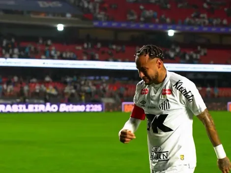 Neymar sofre a maior goleada da sua carreira após derrota do Santos por 6 a 0