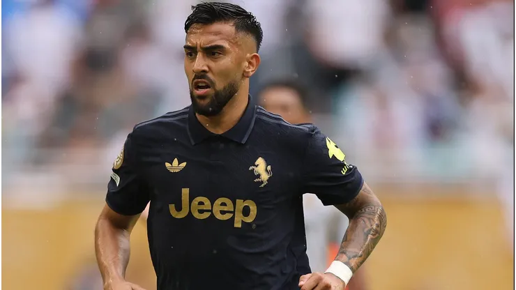 Nico González em jogo da Juventus. Foto: Michael Reaves