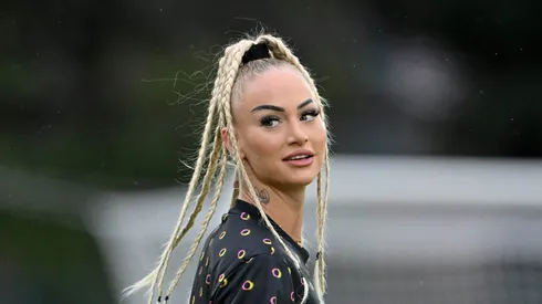 Alisha Lehmann pela Juventus (Photo by Chris Ricco/Getty Images)