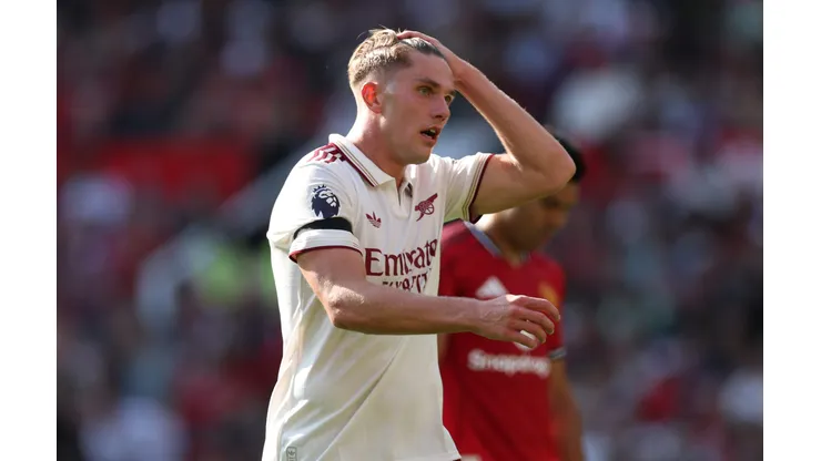 Gyökeres em ação pelo Arsenal. (Photo by Stu Forster/Getty Images)