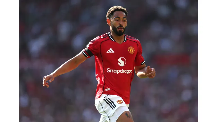 Matheus Cunha já é um dos principais jogadores do United. (Photo by Stu Forster/Getty Images)